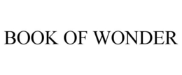 BOOK OF WONDER trademark