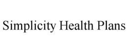 SIMPLICITY HEALTH PLANS trademark