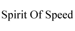 SPIRIT OF SPEED trademark