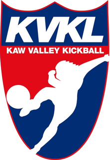 KVKL KAW VALLEY KICKBALL trademark