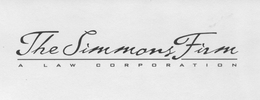 THE SIMMONS FIRM A LAW CORPORATION trademark