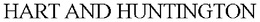 HART AND HUNTINGTON trademark