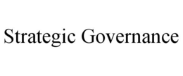 STRATEGIC GOVERNANCE trademark