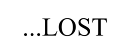 ...LOST trademark