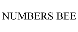 NUMBERS BEE trademark