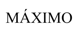 MÁXIMO trademark