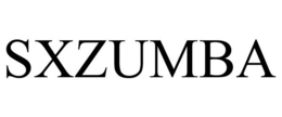 SXZUMBA trademark
