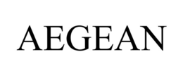 AEGEAN trademark