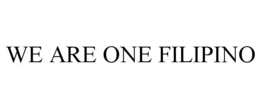 WE ARE ONE FILIPINO trademark