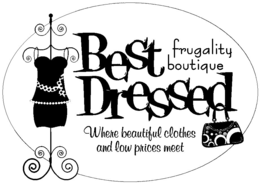 BEST DRESSED FRUGALITY BOUTIQUE WHERE BEAUTIFUL CLOTHES AND LOW PRICES MEET trademark