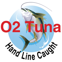 O2 TUNA HAND LINE CAUGHT trademark