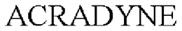ACRADYNE trademark