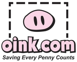 OINK.COM SAVING EVERY PENNY COUNTS trademark