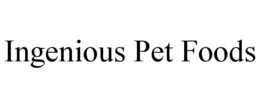 INGENIOUS PET FOODS trademark