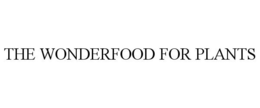 THE WONDERFOOD FOR PLANTS trademark