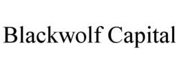 BLACKWOLF CAPITAL trademark