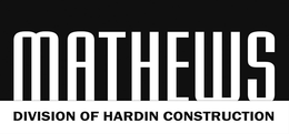MATHEWS DIVISION OF HARDIN CONSTRUCTION trademark