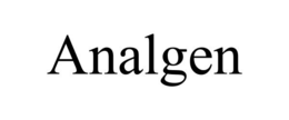 ANALGEN trademark