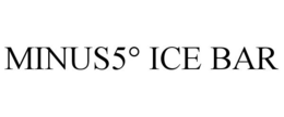 MINUS5° ICE BAR trademark