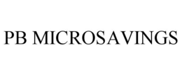 PB MICROSAVINGS trademark