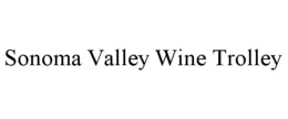 SONOMA VALLEY WINE TROLLEY trademark