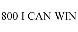 800 I CAN WIN trademark