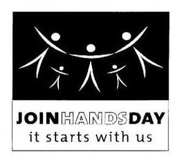JOIN HANDS DAY IT STARTS WITH US trademark