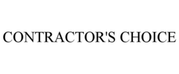 CONTRACTOR'S CHOICE trademark