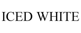 ICED WHITE trademark