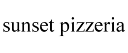 SUNSET PIZZERIA trademark