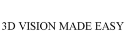 3D VISION MADE EASY trademark