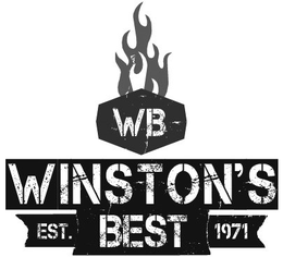 WB WINSTON'S BEST EST. 1971 trademark
