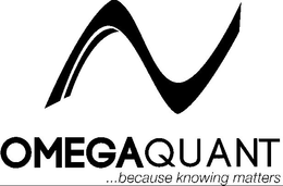 OMEGAQUANT ...BECAUSE KNOWING MATTERS trademark