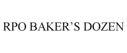 RPO BAKER'S DOZEN trademark