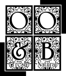 O O & B FRESH NATURAL trademark