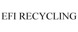 EFI RECYCLING trademark
