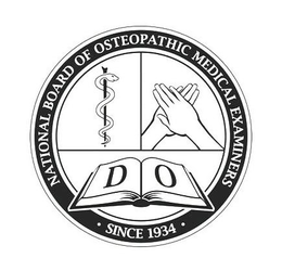 NATIONAL BOARD OF OSTEOPATHIC MEDICAL EXAMINERS SINCE 1934 DO trademark