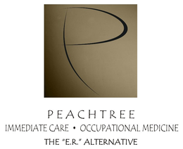P PEACHTREE IMMEDIATE CARE & OCCUPATIONAL MEDICINE THE "E.R." ALTERNATIVE trademark