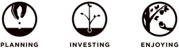 PLANNING INVESTING ENJOYING trademark