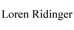LOREN RIDINGER trademark