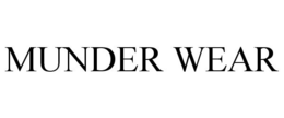 MUNDER WEAR trademark