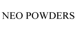 NEO POWDERS trademark