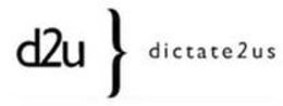 D2U DICTATE2US trademark