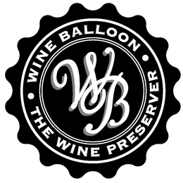 WB · WINE BALLOON · THE WINE PRESERVER trademark
