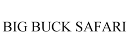 BIG BUCK SAFARI trademark