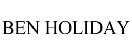 BEN HOLIDAY trademark
