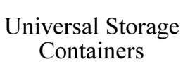 UNIVERSAL STORAGE CONTAINERS trademark