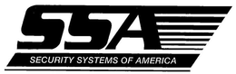 SSA SECURITY SYSTEMS OF AMERICA trademark