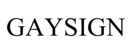 GAYSIGN trademark