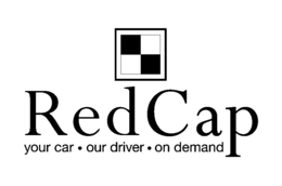 REDCAP YOUR CAR · OUR DRIVER · ON DEMAND trademark